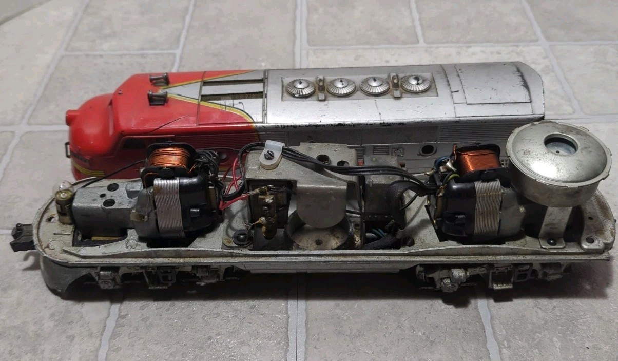 1949 Lionel Santa Fe 2333-20 Diesel F3 Locomotive Unit O Gauge Untested