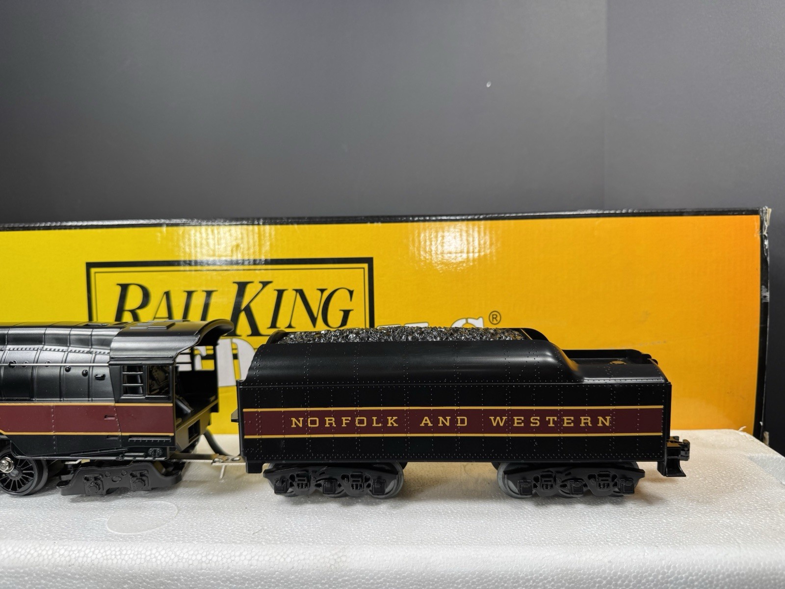 MTH RailKing 30-4184-1E Norfolk & Western J-class steam engine #612 PS2 BCR LNIB