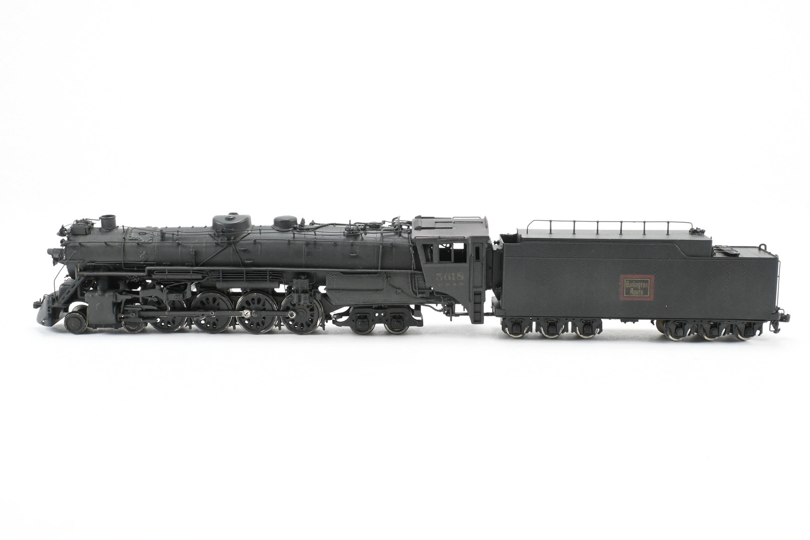 HO Brass NJ Custom Brass CB&Q Burlington Route Class O5B 4-8-4 Custom Painted