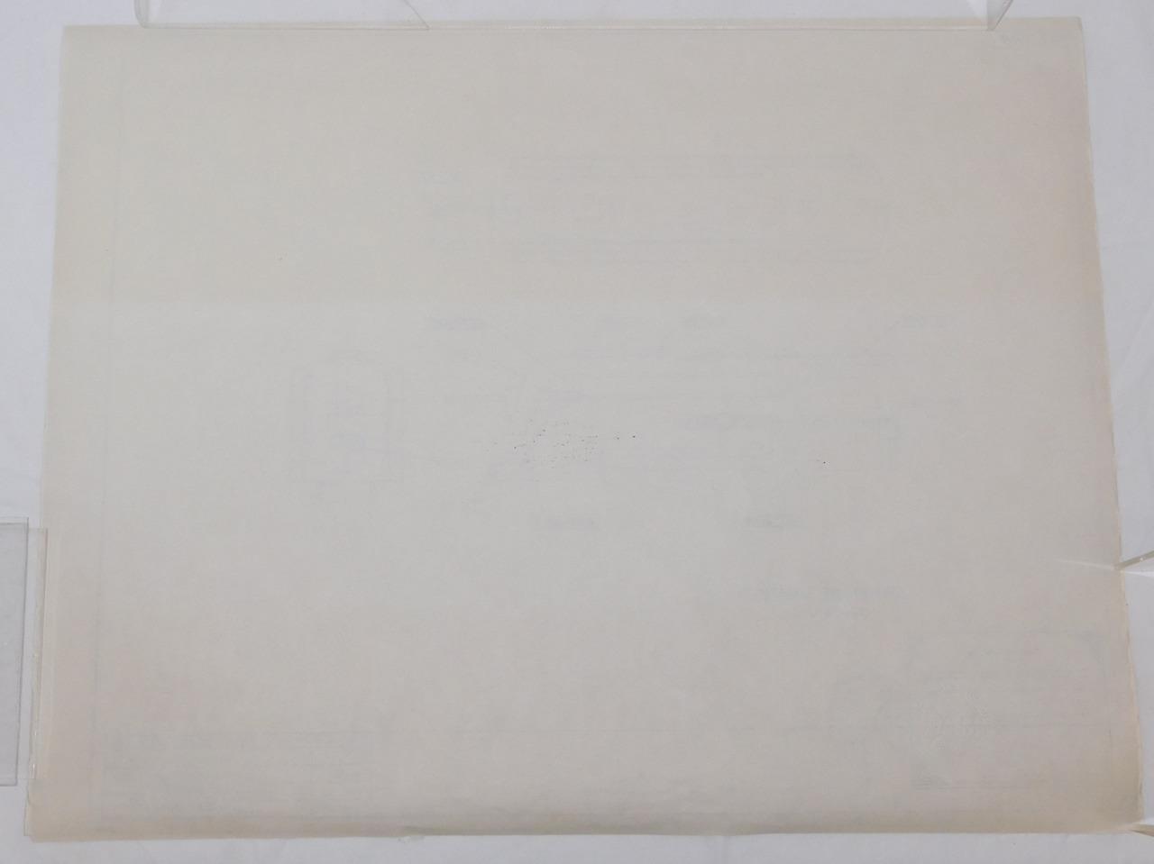 Marx AET 5014 NYC Vanderbilt Locomotive 5/23/1935 Blueprint 21.75 x 16 7/8″ #55