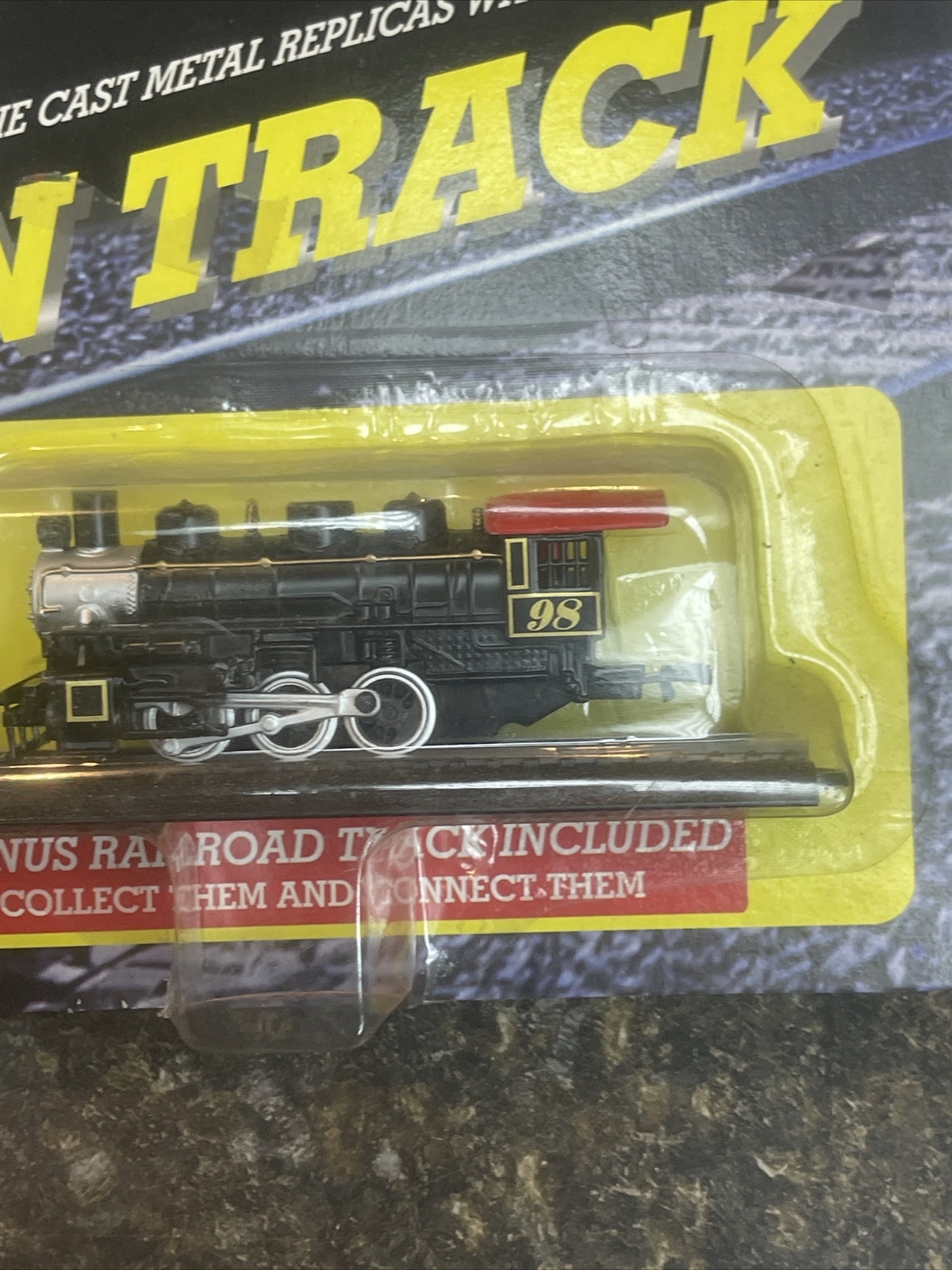 Vintage Maisto On Track 98 Caboose Die Cast Metal Replicas Train Caboose W/Bonus