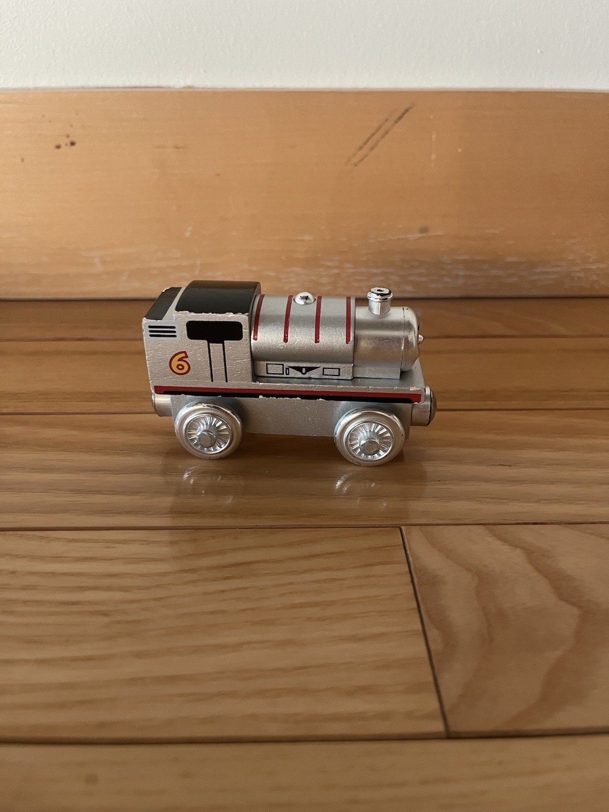 Thomas & Friends Limited Edition 60 Year Percy Silver Wooden Steam Locomotive #6