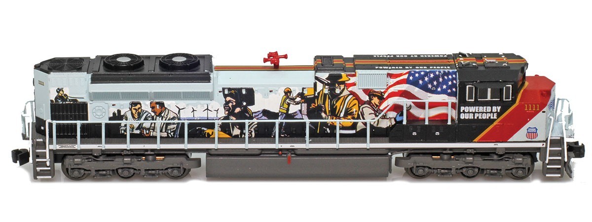 AZL 63109-9 SD70ACe Heritage UP Powered by our People Locomotive Z Scale Z Gauge