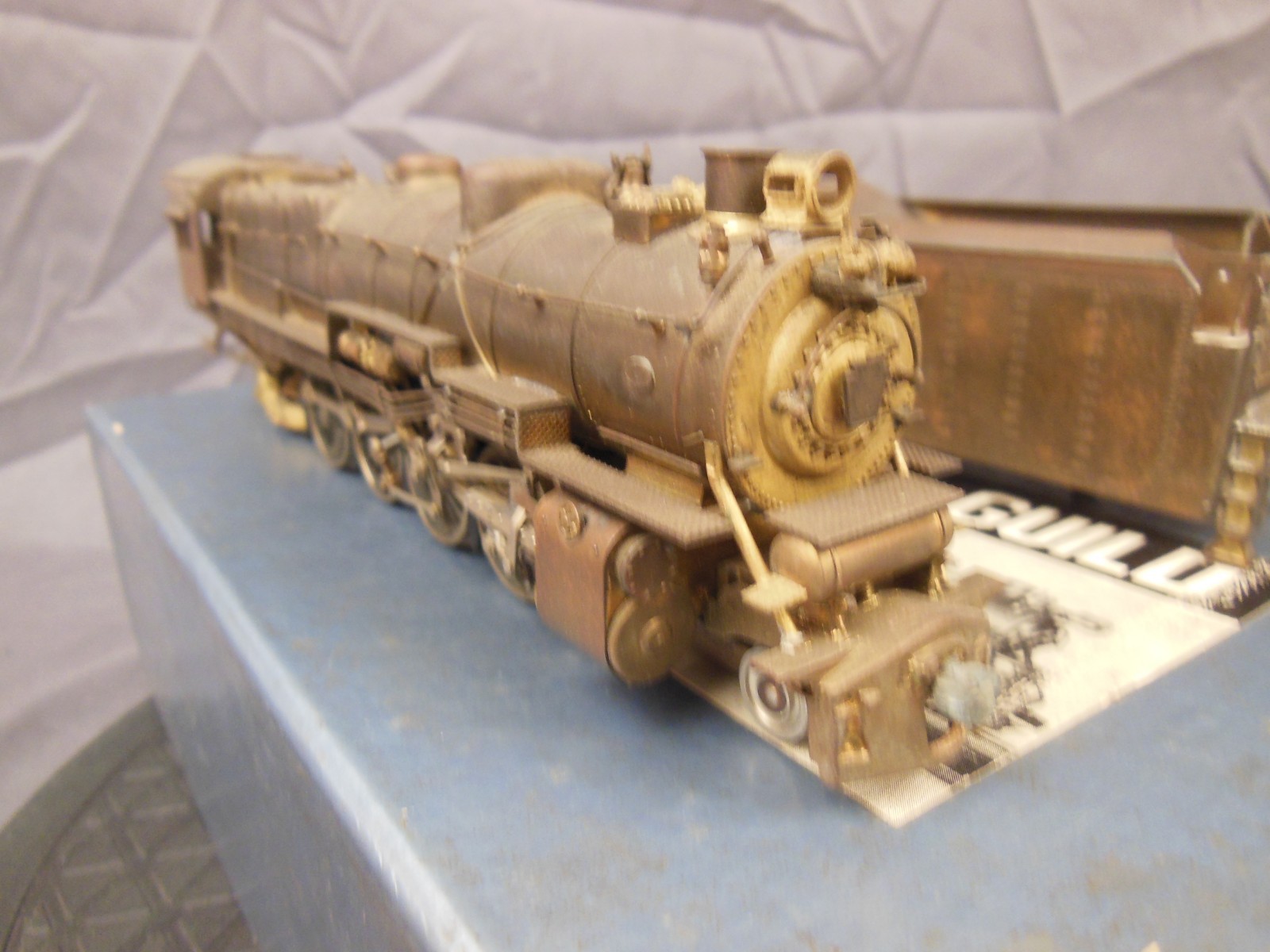 HO SCALE BRASS GEM/GUILD DH-101 PENNSYLVANIA CLASS M-1 4-8-2 MOUNTAIN LOCOMOTIVE