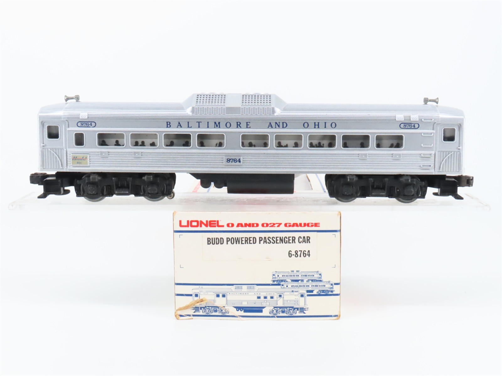 O27 Gauge 3-Rail Lionel 6-8764 B&O Baltimore & Ohio Budd RDC-1 Rail Diesel Car
