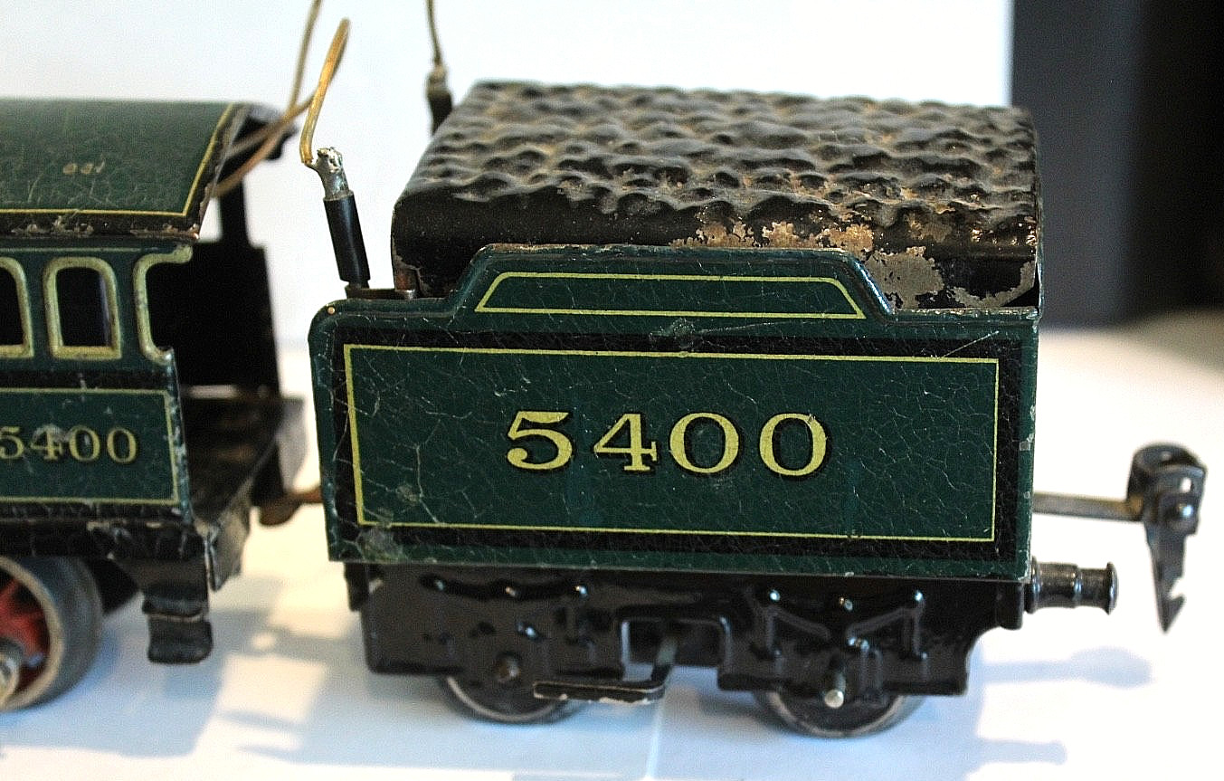 1928 Bing Battery Operated 0-4-0 Locomotive, British No.5400 & Tender Battery