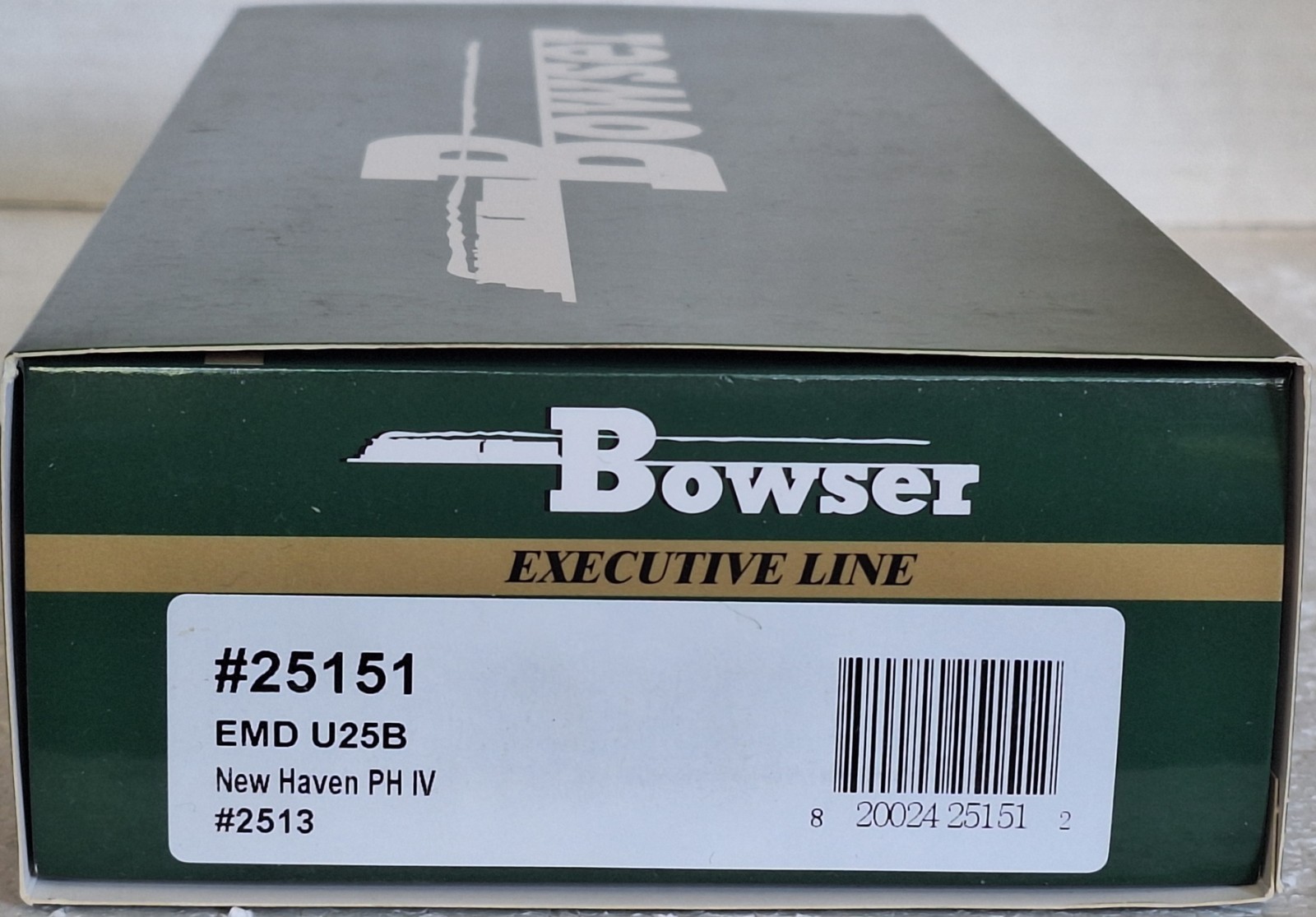 Bowser Executive Line #25151 HO EMD U25B New Haven Ph IV #2513 Standard DC