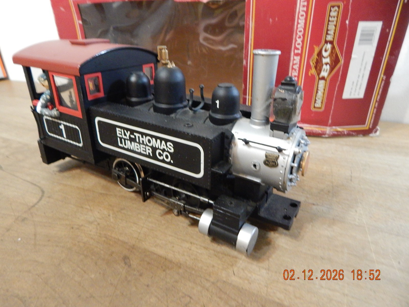 BACHMANN G-GAUGE ELY THOMAS 0-4-0 STEAM ENGINE LOCOMOTIVE 11396 UNTESTED