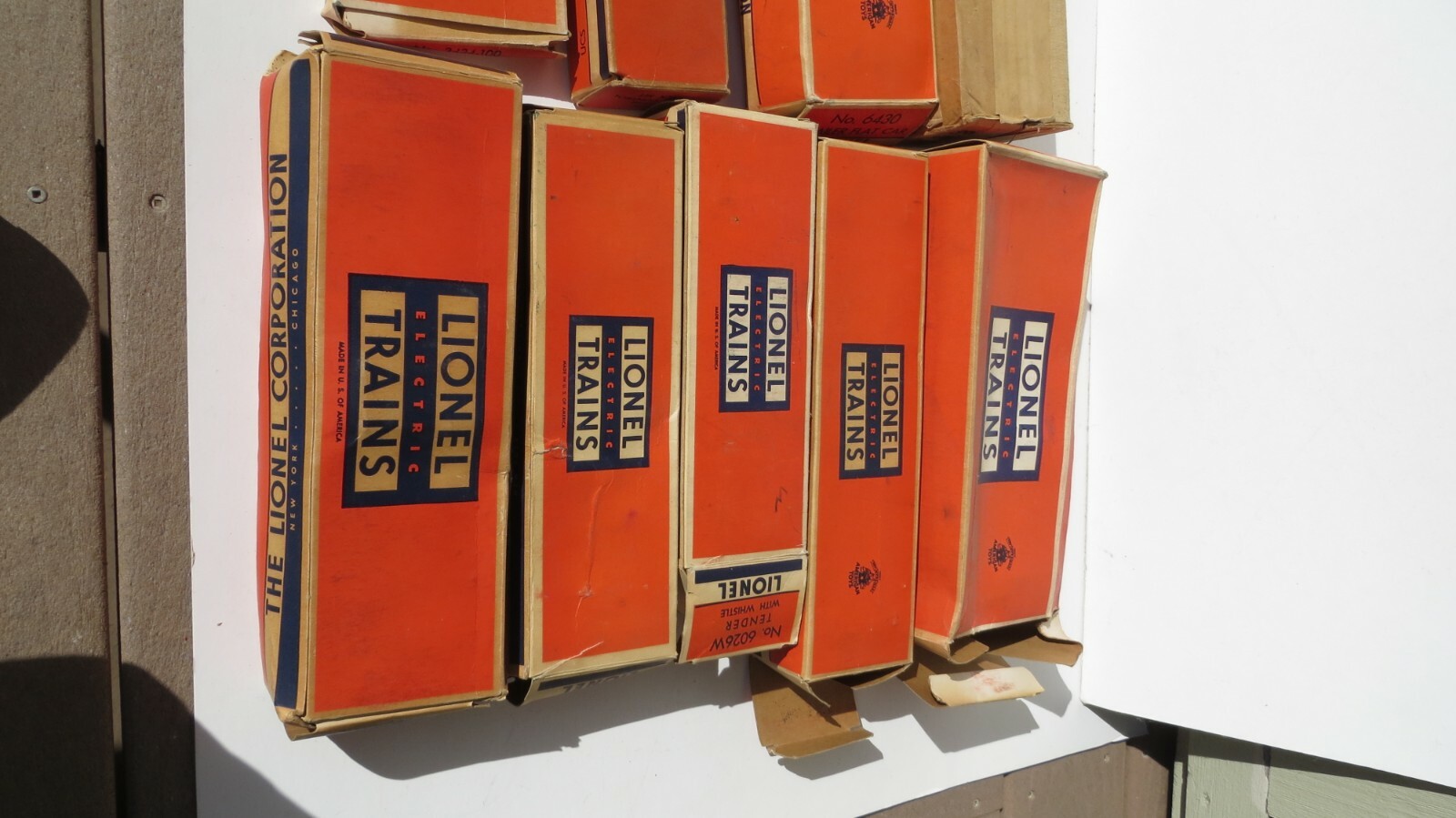 Lionel Postwar 2265WS Set 1950s w/ Boxes: 2018 6430 3424 6026W 3620 6517