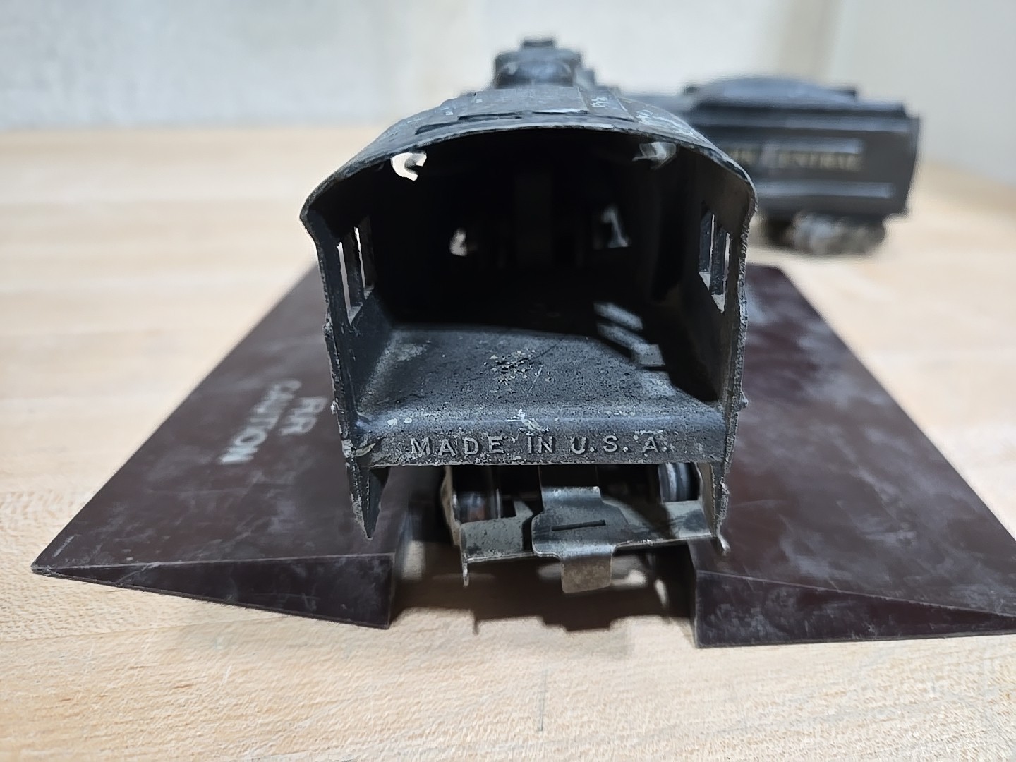 Vintage Marx 999 Electric 2-4-2 Black Die-Cast Locomotive New York Central AS-IS