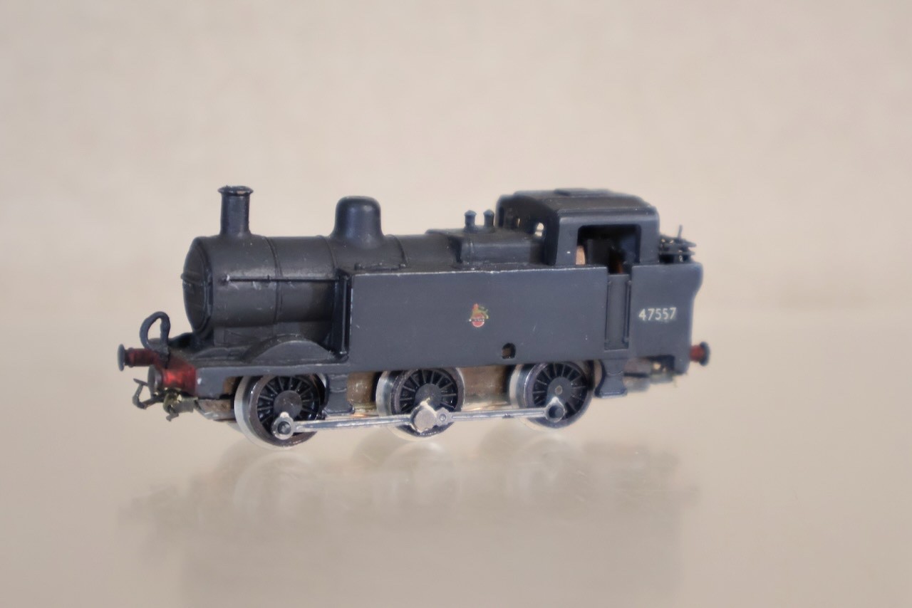 GRAHAM FARISH N GAUGE KIT BUILT BR 0-6-0 JINTY CLASS 3F LOCOMOTIVE 47557 on