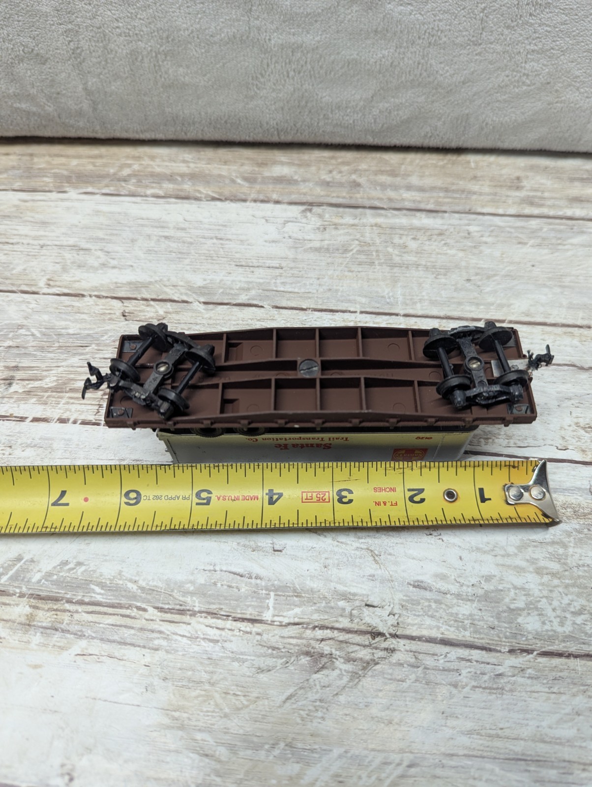 Urlich : HO 1:87: Piggy back: Santa Fe trailer on flat car