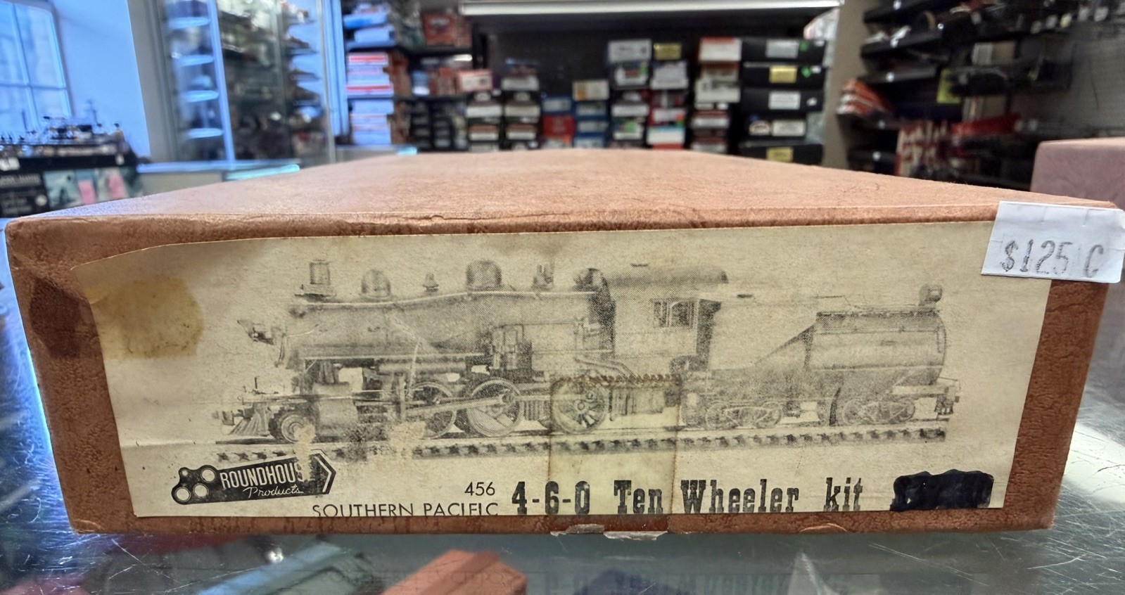 Roundhouse 456 HO Scale 4-6-0 Ten Wheeler Kit