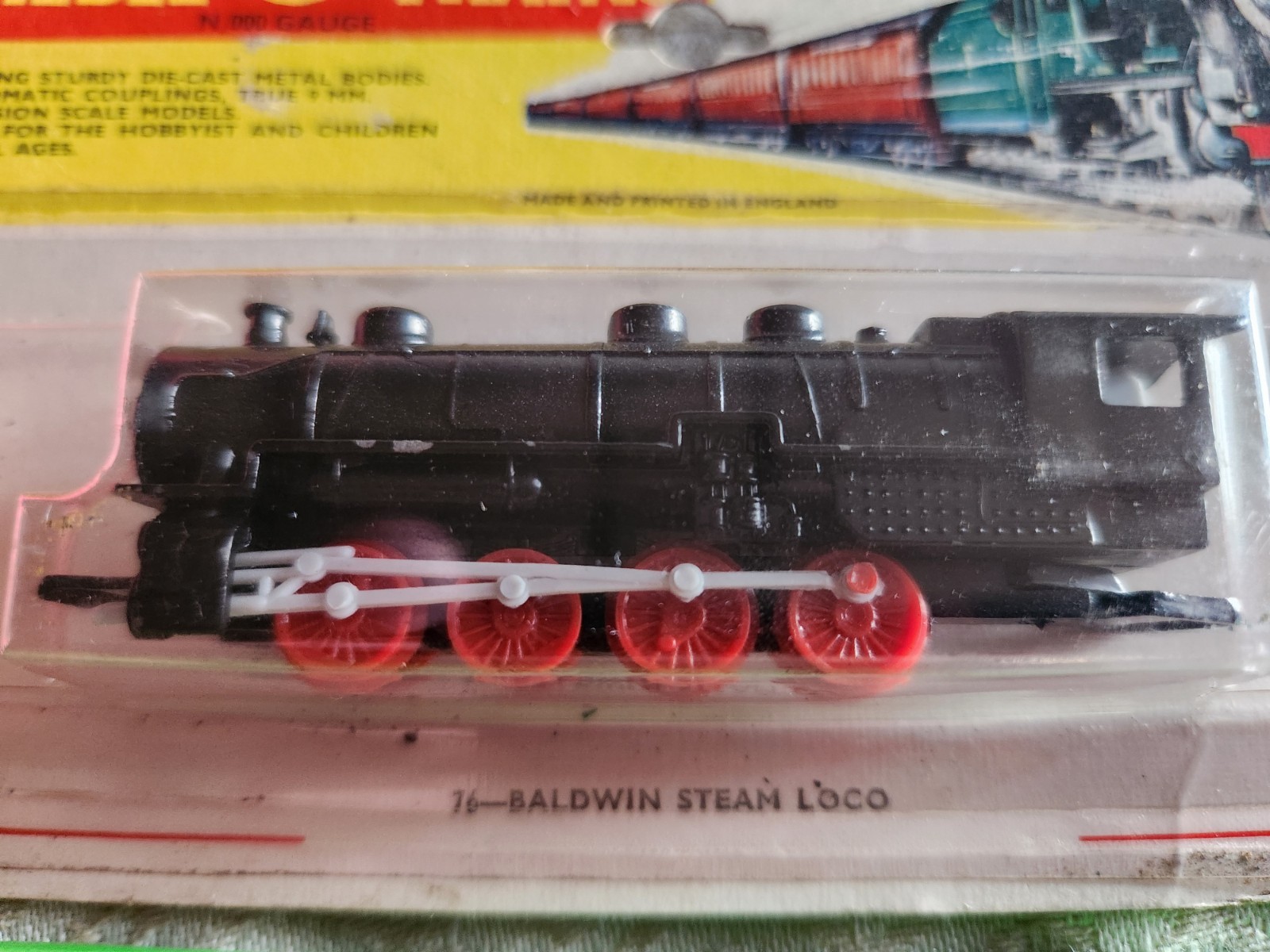 Lone Star Treble-O-Trains 76 Baldwin Steam Locomotive in Original Packaging