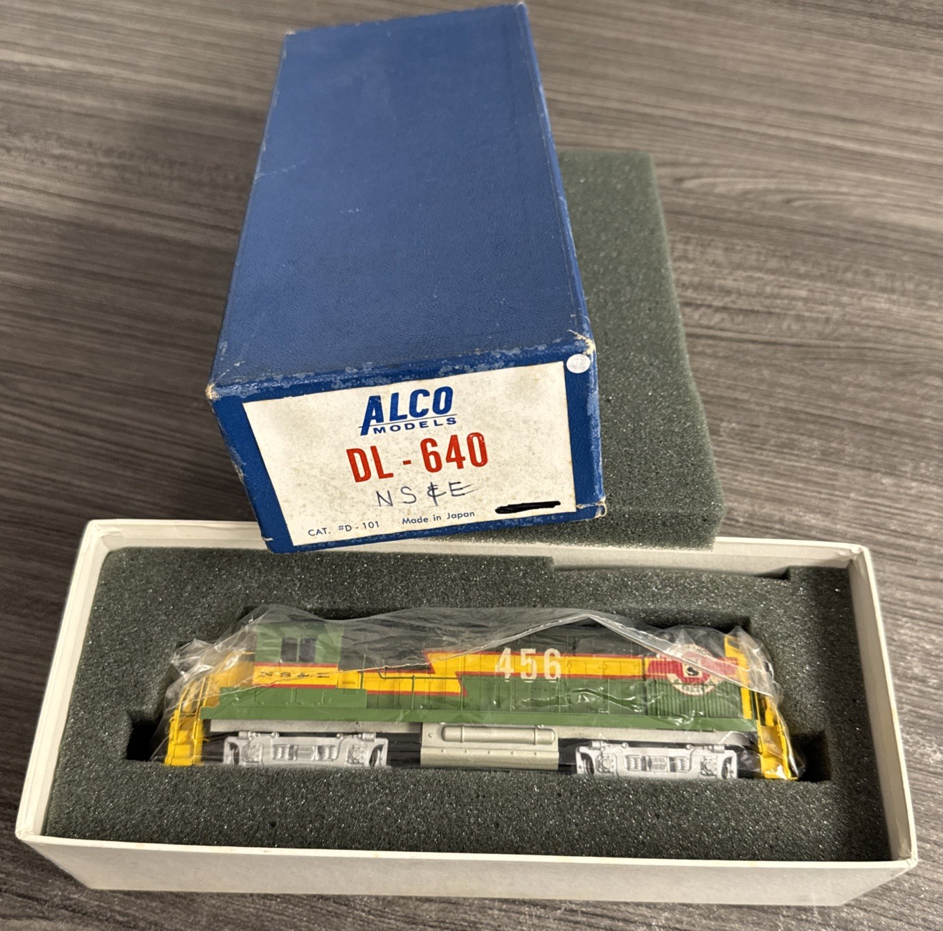 ALCO Models HO Brass #D-101 DL-640 RS-27 C/Ptd. NS&E #456 – Tested & Used!