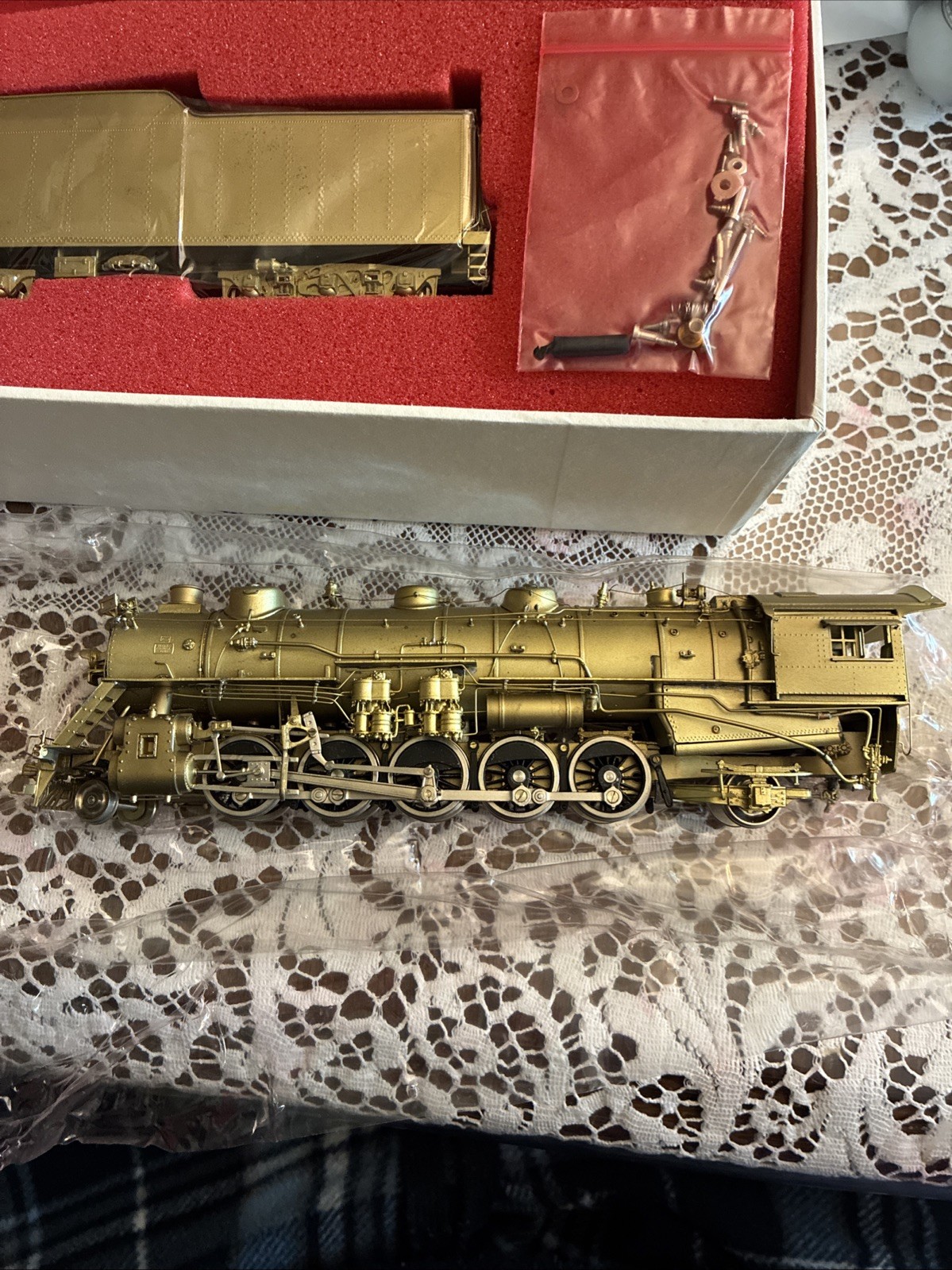 Sunset Models Brass C & O (Chesapeake And Ohio) 2-10-2 Model Train