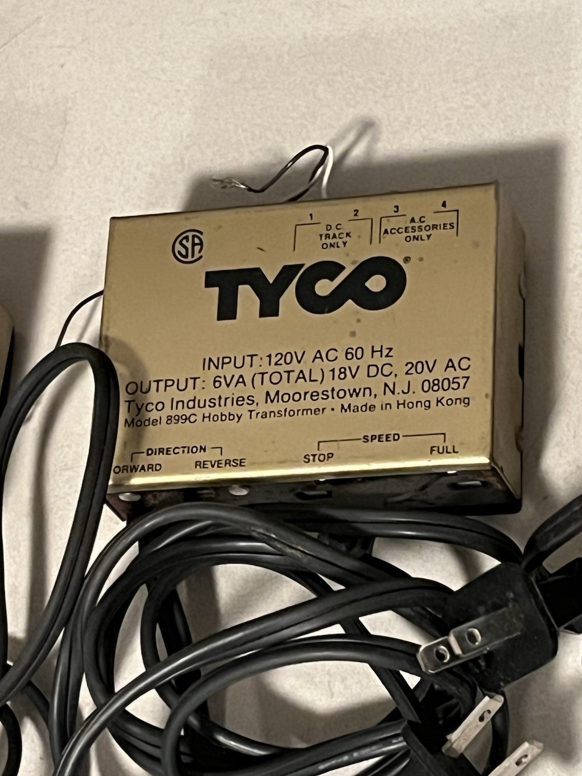 Tyco HO Scale Train Set Locomotive Vintage Track & Transformer Lot