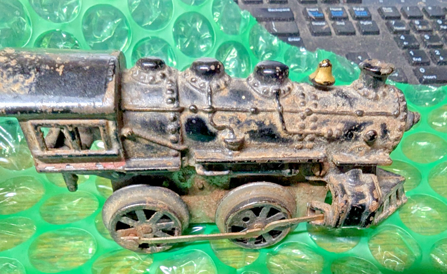 HAFNER AMERICAN FLYER Cast Iron Windup Loco Prewar O gauge PARTS/RESTORE G W/KEY