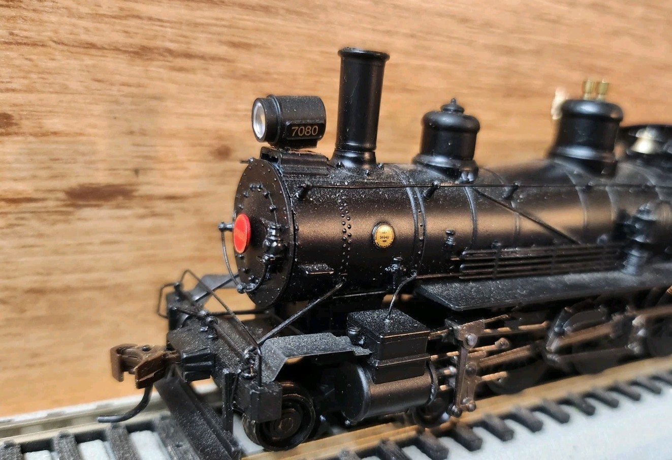 Bachmann #7080 HO Pennsylvania Baldwin 4-6-0 Steam Loco w/DCC & Sound, Nice!