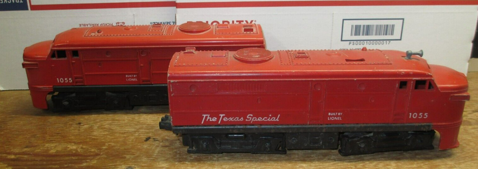 LIONEL 1055 THE TEXAS SPECIAL 2 ENGINES – LOT # 1055