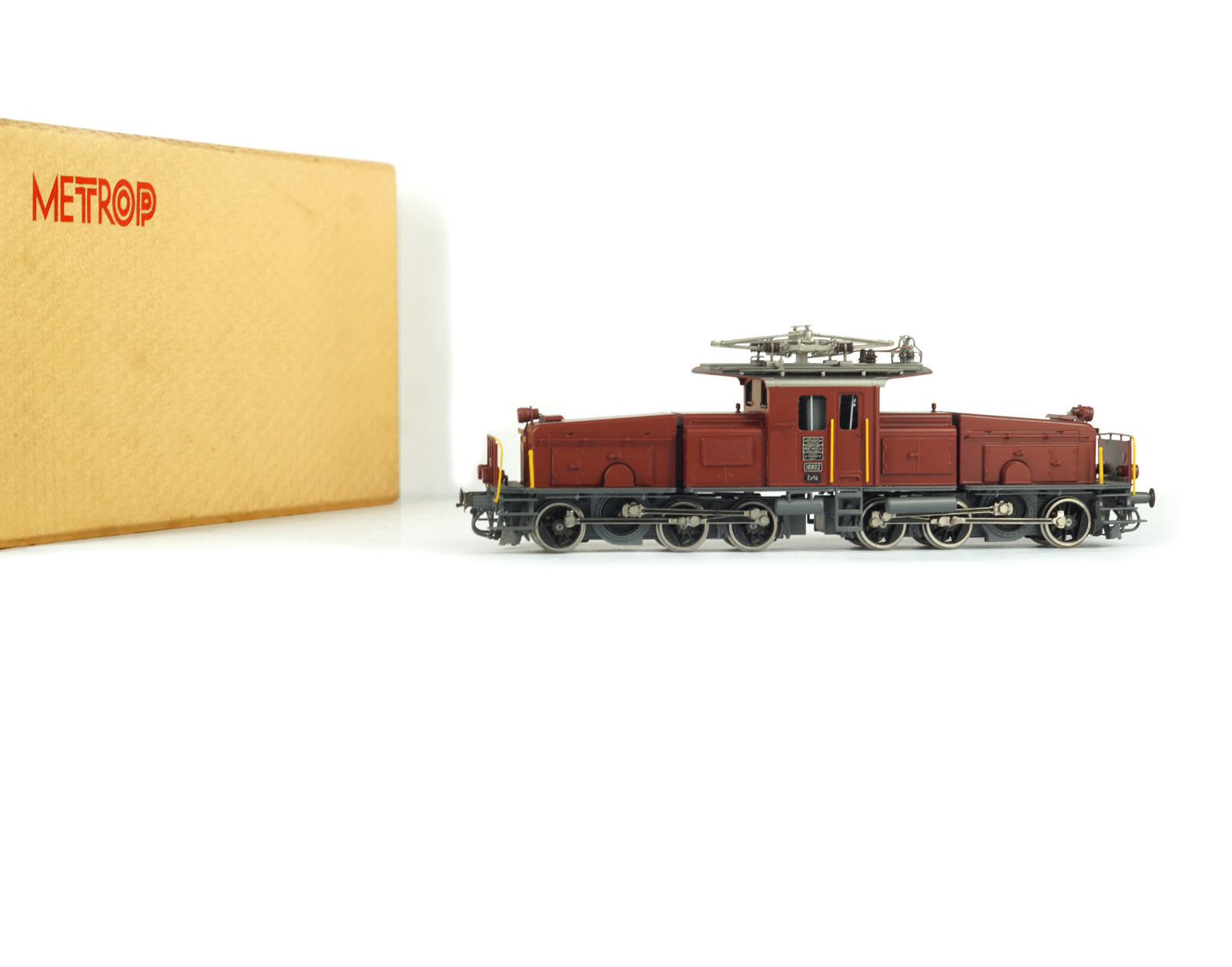 METROPOLITAN 766 HO H0 BRASS SBB-CFF Ee 6/6 16 802 sup. brun , Laiton Messing