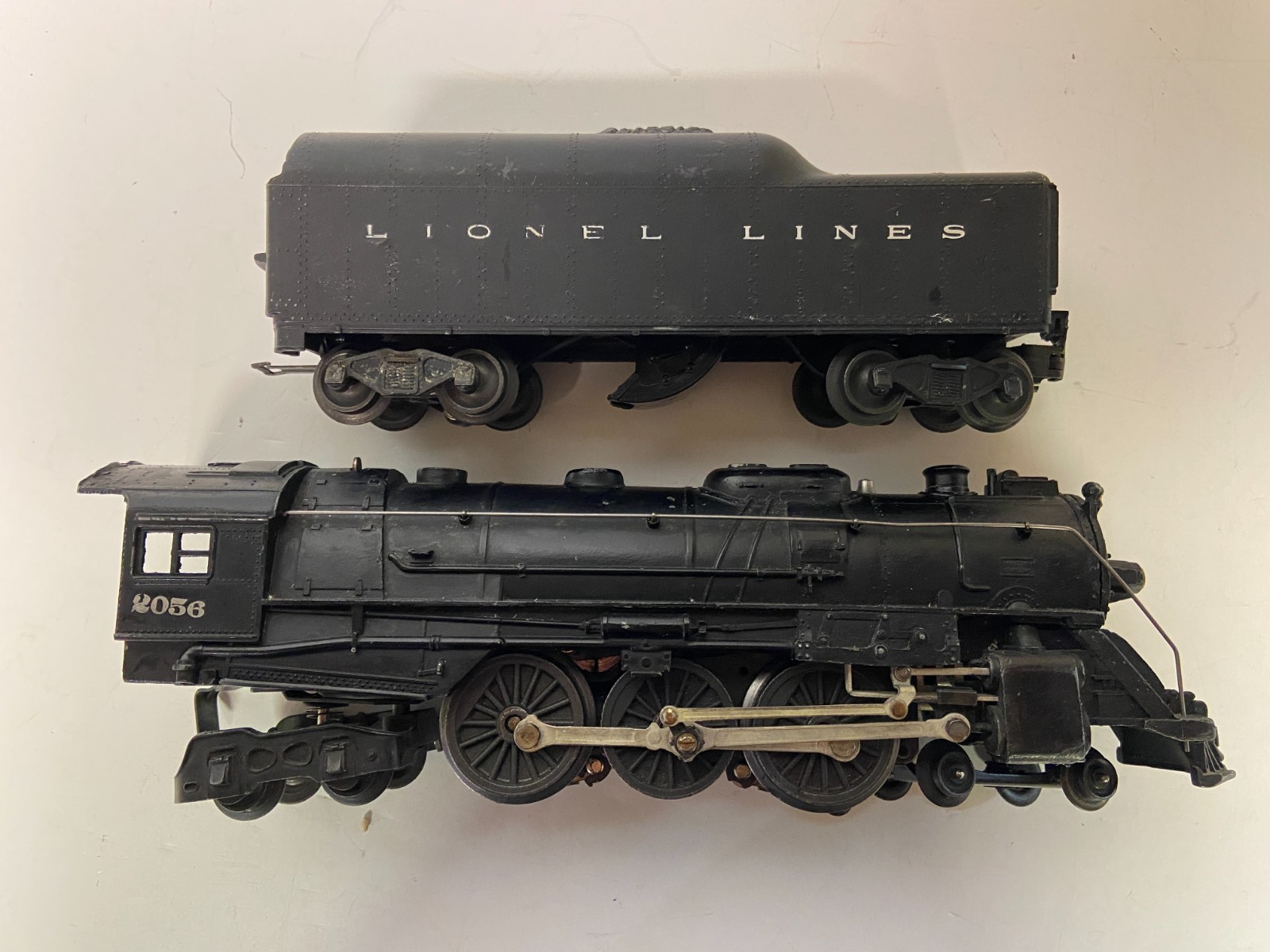 Lionel Postwar 2056 Steam Loco Hudson 4-6-4 & 2046W TESTED w VIDEO