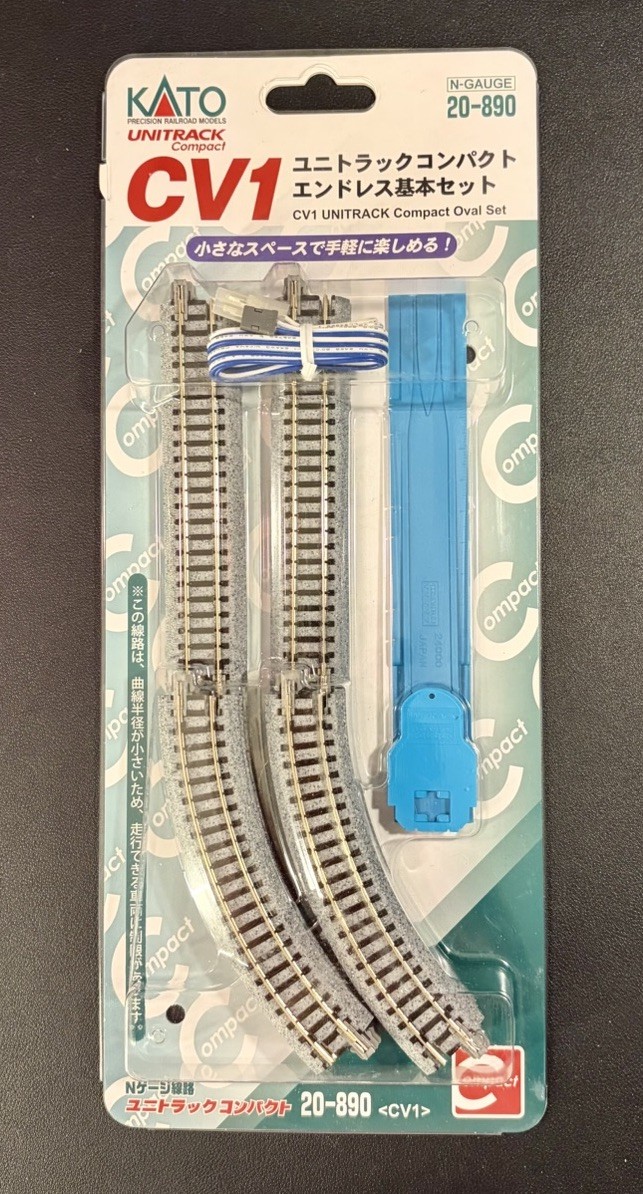 N Scale KATO 20-890 UNITRACK Compact CV1 Oval Set NIB