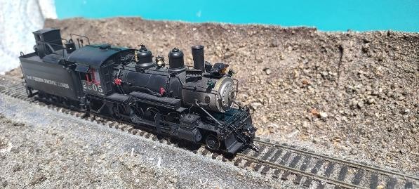 Alco Models HO BRASS SP C-15 2-8-0 Steam Loco -custom painted