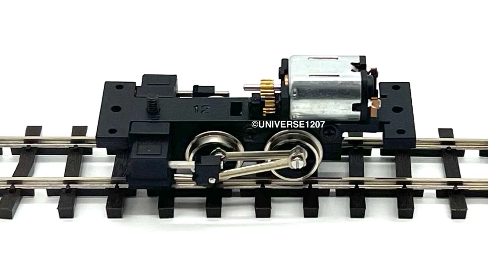 HOn30/HOe/009 NJNG 0-4-0 Power Drive Unit Wheel 12mm/7mm Steam Locomotive Engine