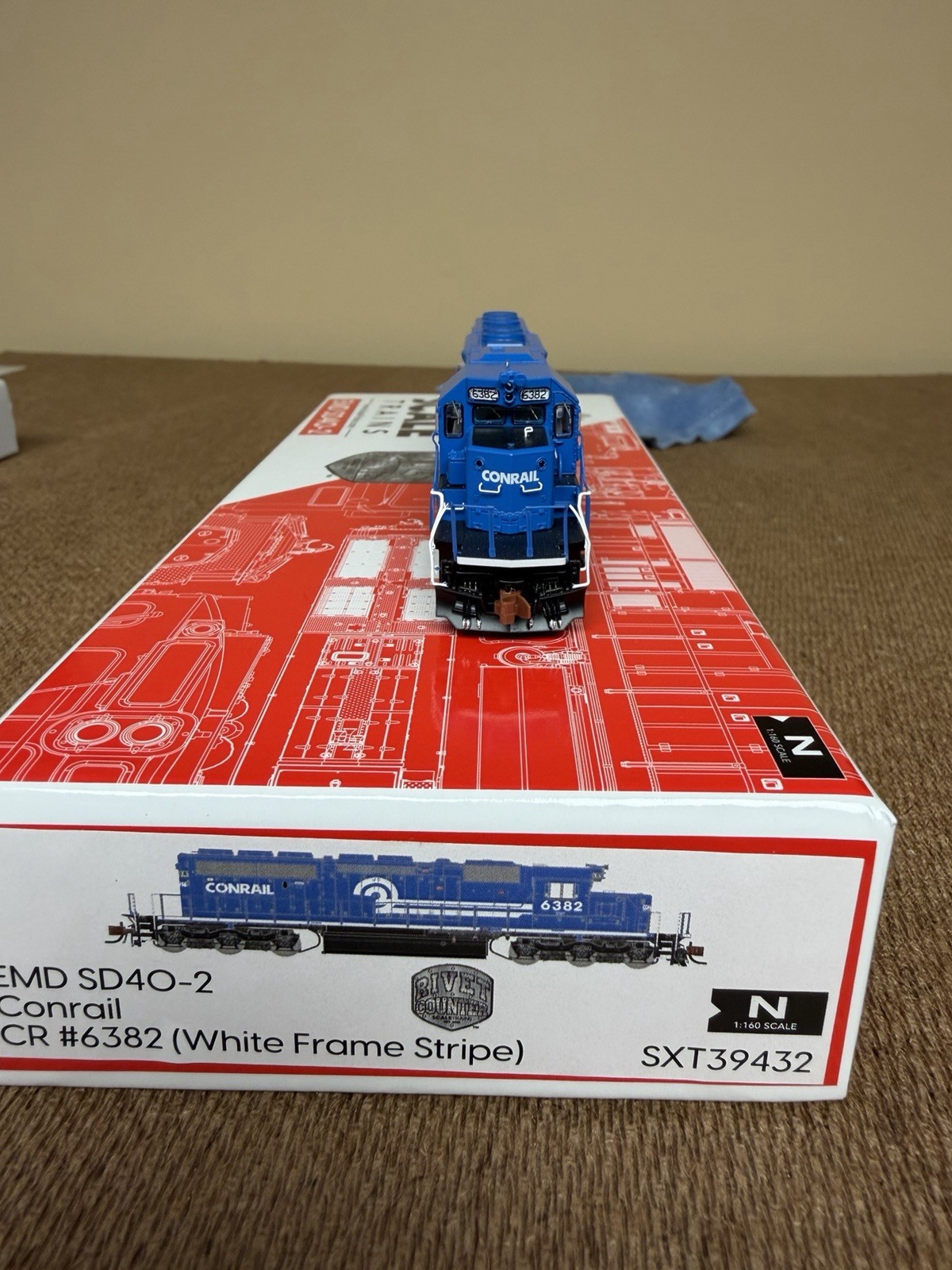 N Scale Scaletrains Conrail SD40-2 Rivet Counter