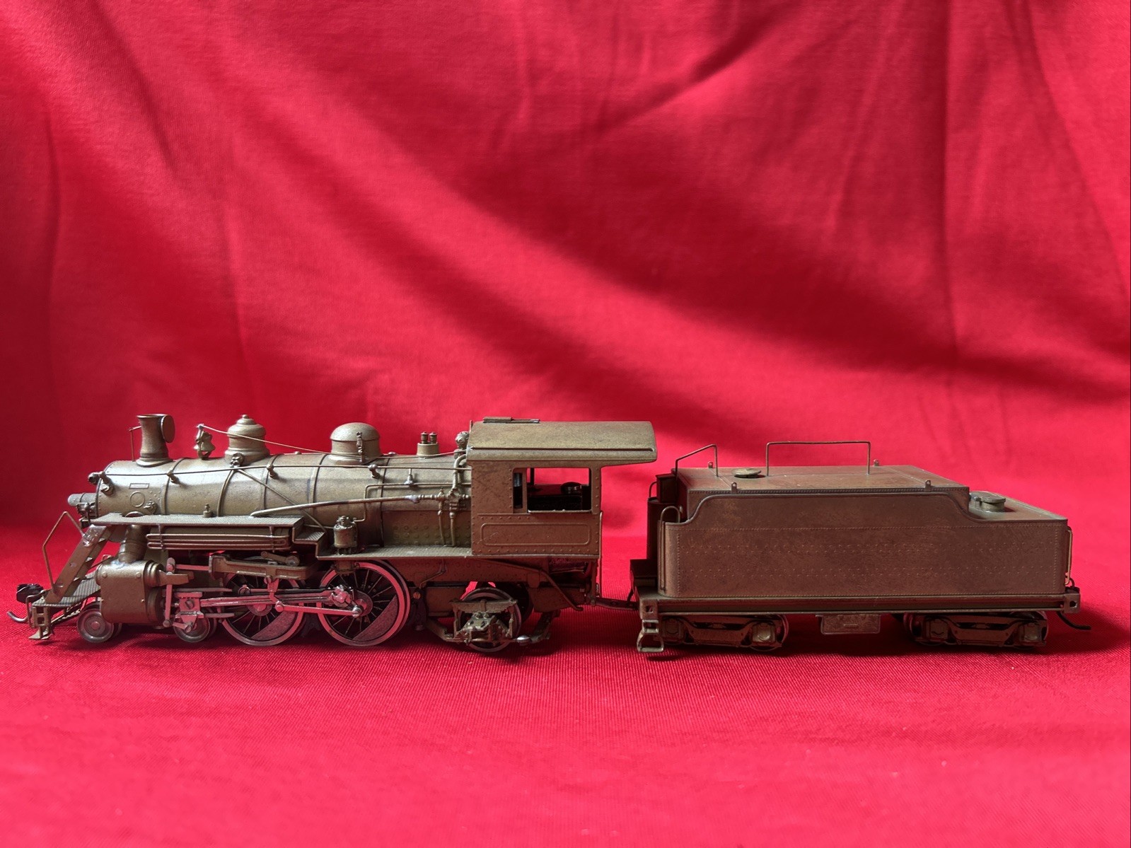 NWSL /FED BRASS 4-4-2 E-1 ST Louis SW Cotton Belt Locomotive HO