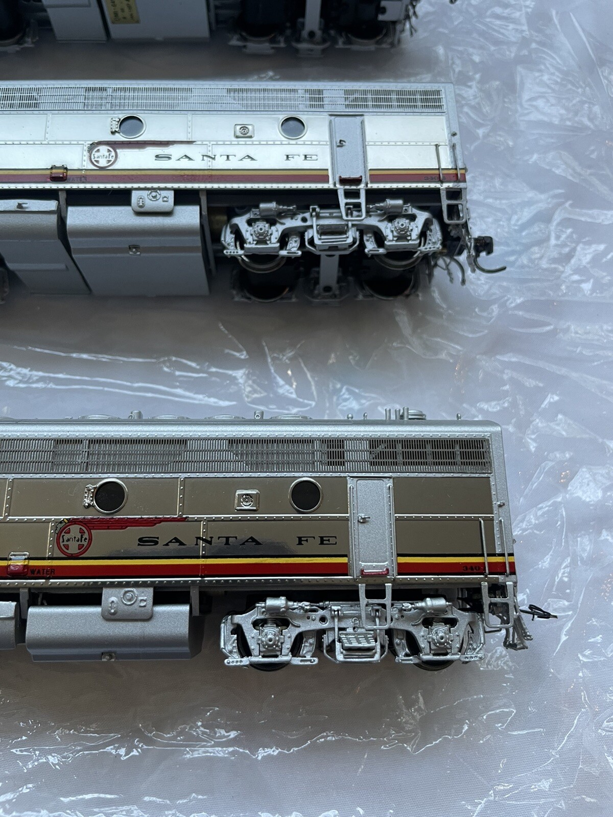 HO Brass Model-OMI 6490.1 AT&SF Santa Fe F7 A-B-B Set #3 # 340 A-B-L-F/P Mint