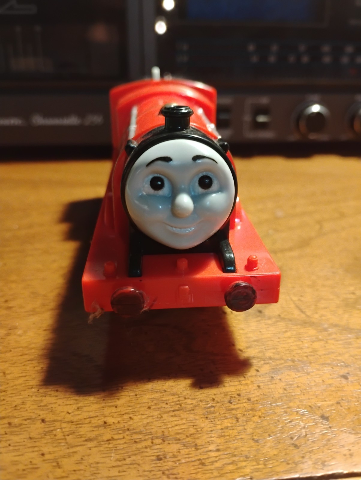Thomas & Friends James #5 Red/Black Steam Locomotive, Track Master