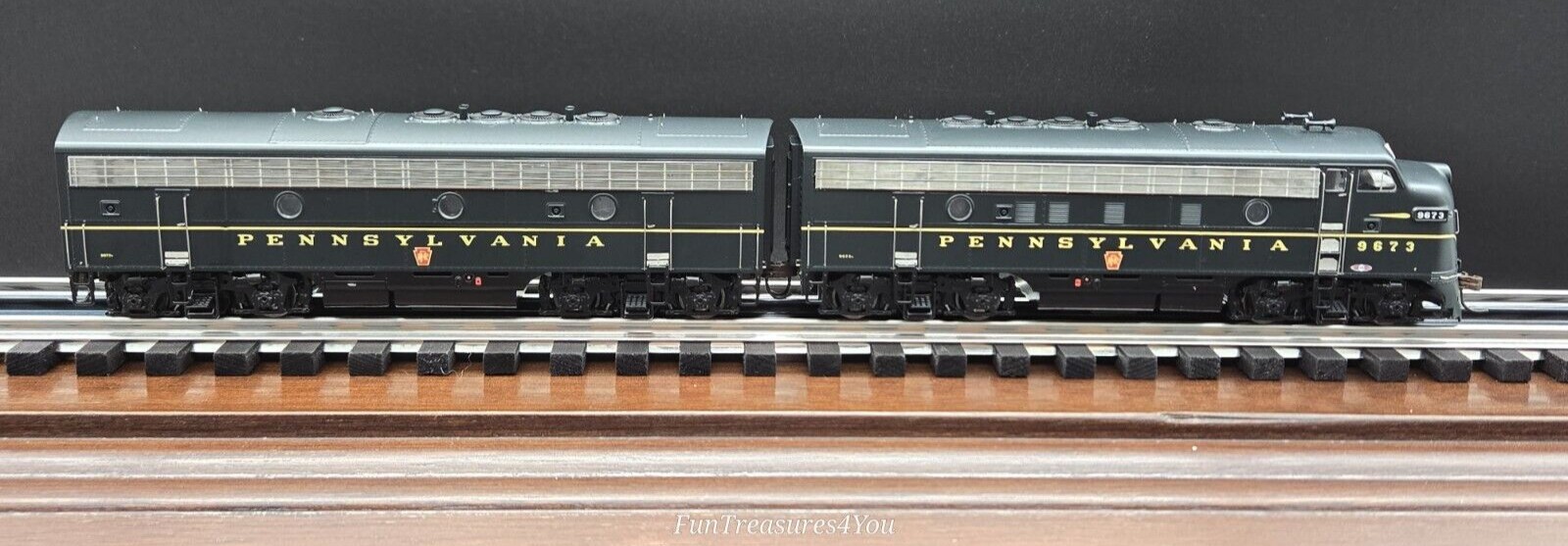 🚂 HO Scale Athearn Genesis G15014 G15015 Pennsylvania F7A-F7B #9673 0G1501aC LN