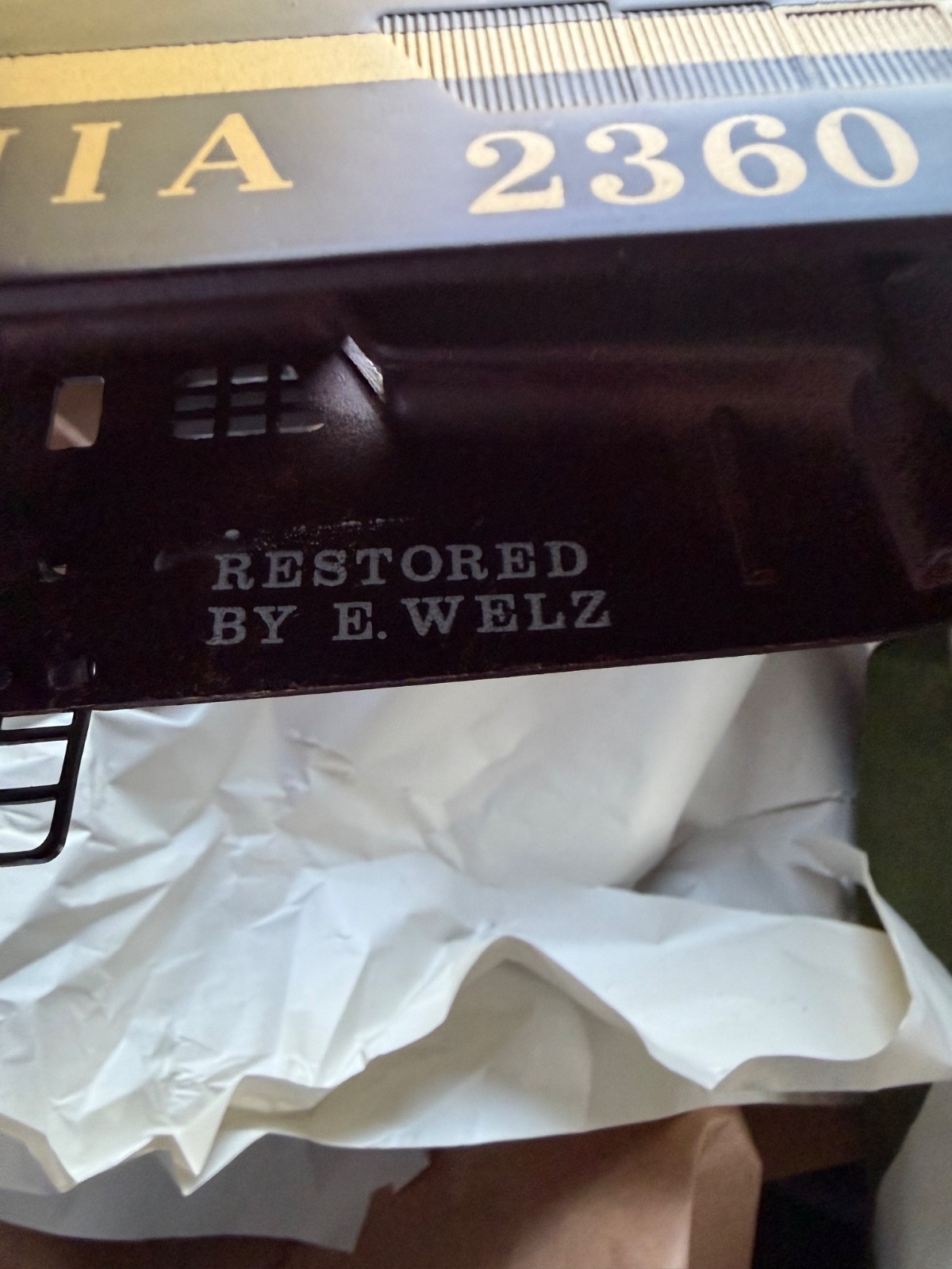 Lionel Trains GG1 restored shell by Eliot Welz