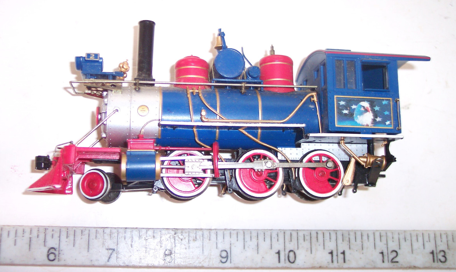 BACHMANN HO Hawthorne Village Spirit of America Steam Locomotive, Needs TLC