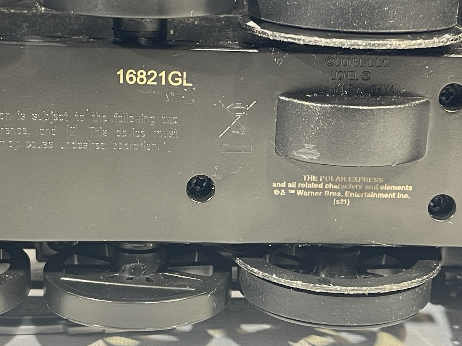 Lionel Polar Express Black Engine 1225 Train Replacement UNTESTED