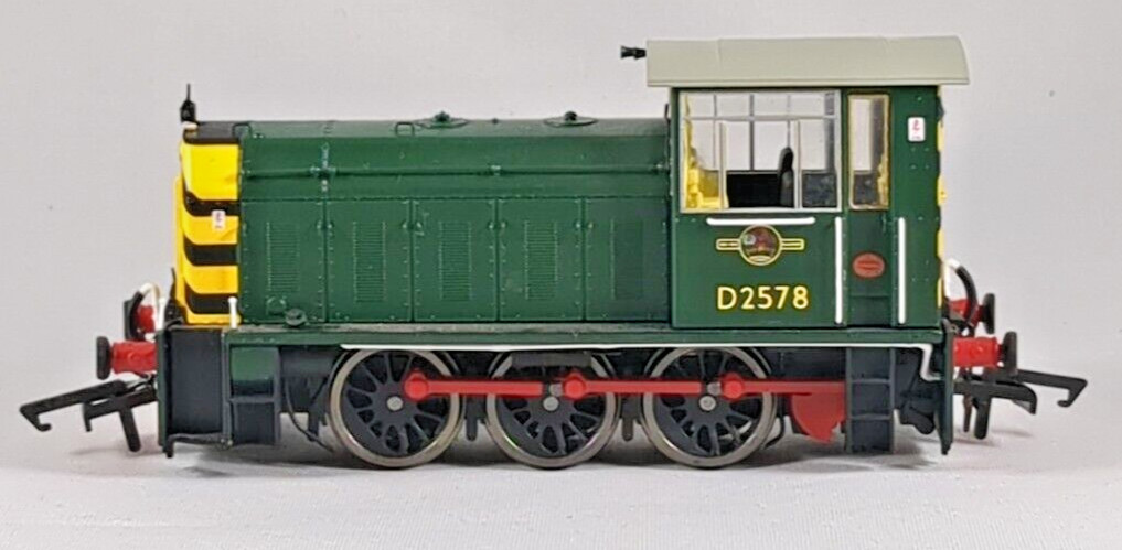 Heljan 2501 Class 05 Hunslet Shunter D2578 BR Green Wasp Stripe As Preserved DCC