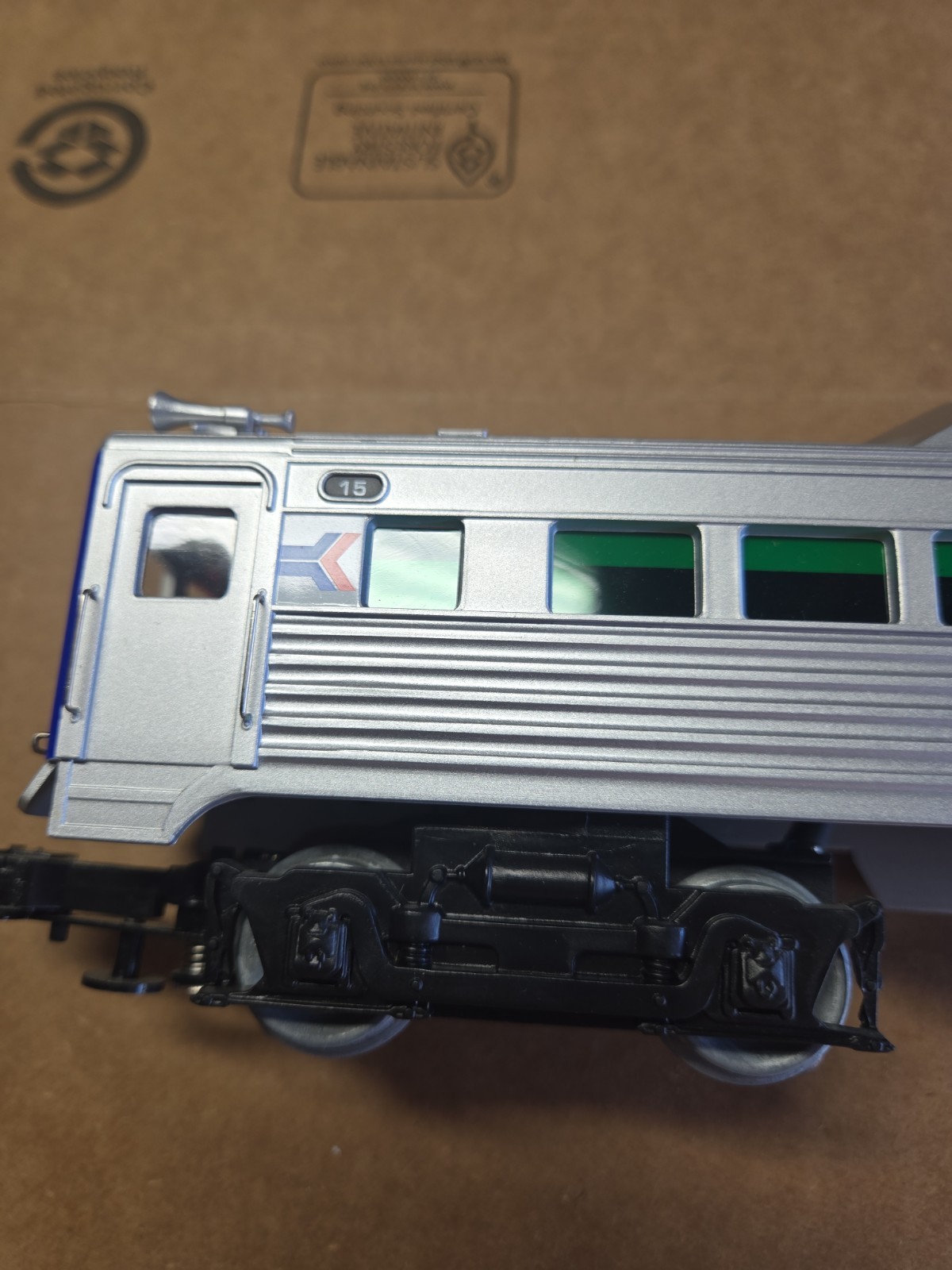 RMT AMTRAK POWERED RDC RAIL DIESEL ENGINE PASSENGER CAR – O GAUGE LIONEL TRAIN