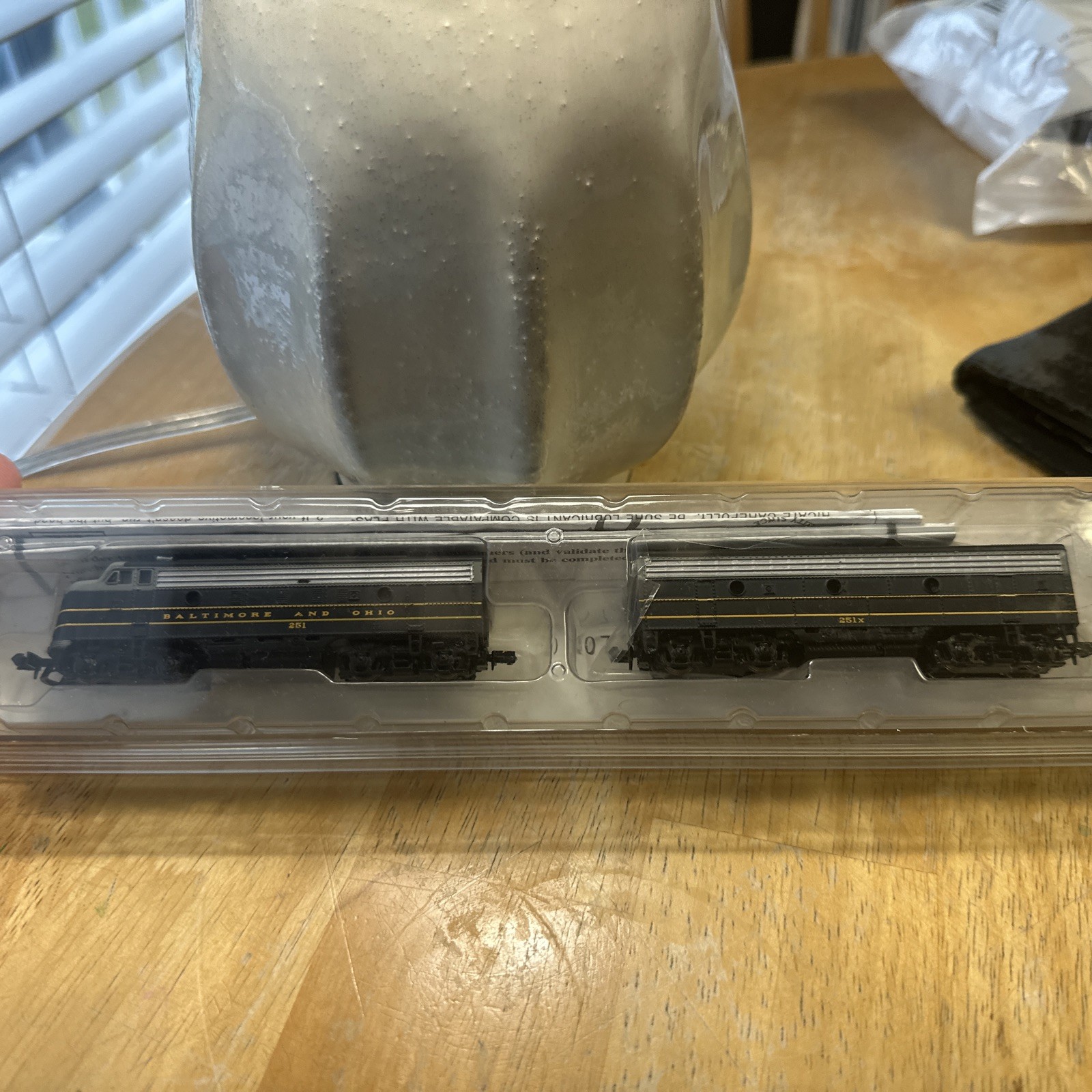 In Scale Locomotive Baltimore And Ohio Units A And B Both Run