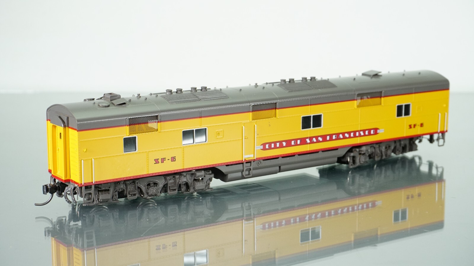 Challenger Imports Brass E6A/E6B/E6A Union Pacific City of San Francisco HO