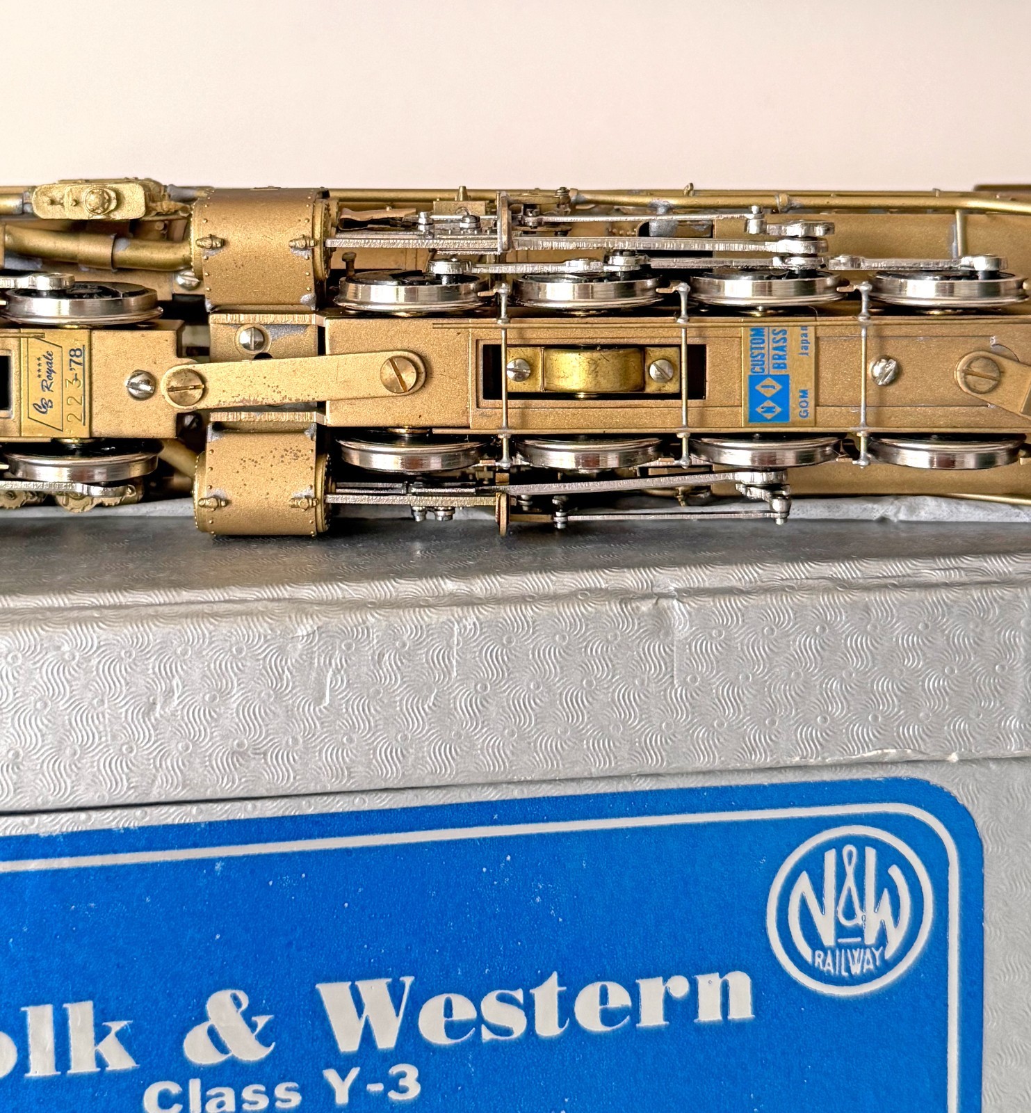CUSTOM BRASS GOM JAPAN Norfolk & Western N&W Class Y-3 2-8-8-2 Limited Edition