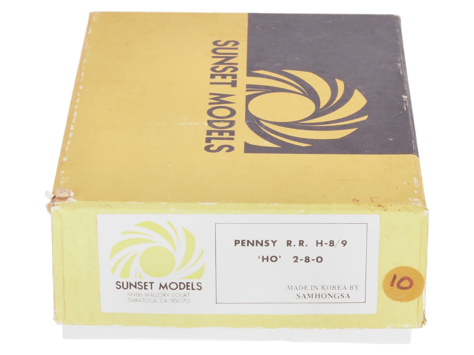 Sunset Models HO Brass PRR h-8 2-8-0 Steam Loco & Tender – unpainted/Box