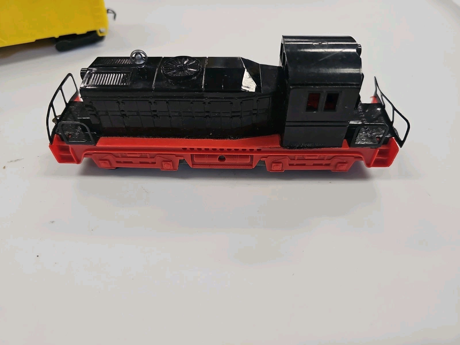 Ho Made in Western Germany Black and Red Diesel Locomotive – See Description