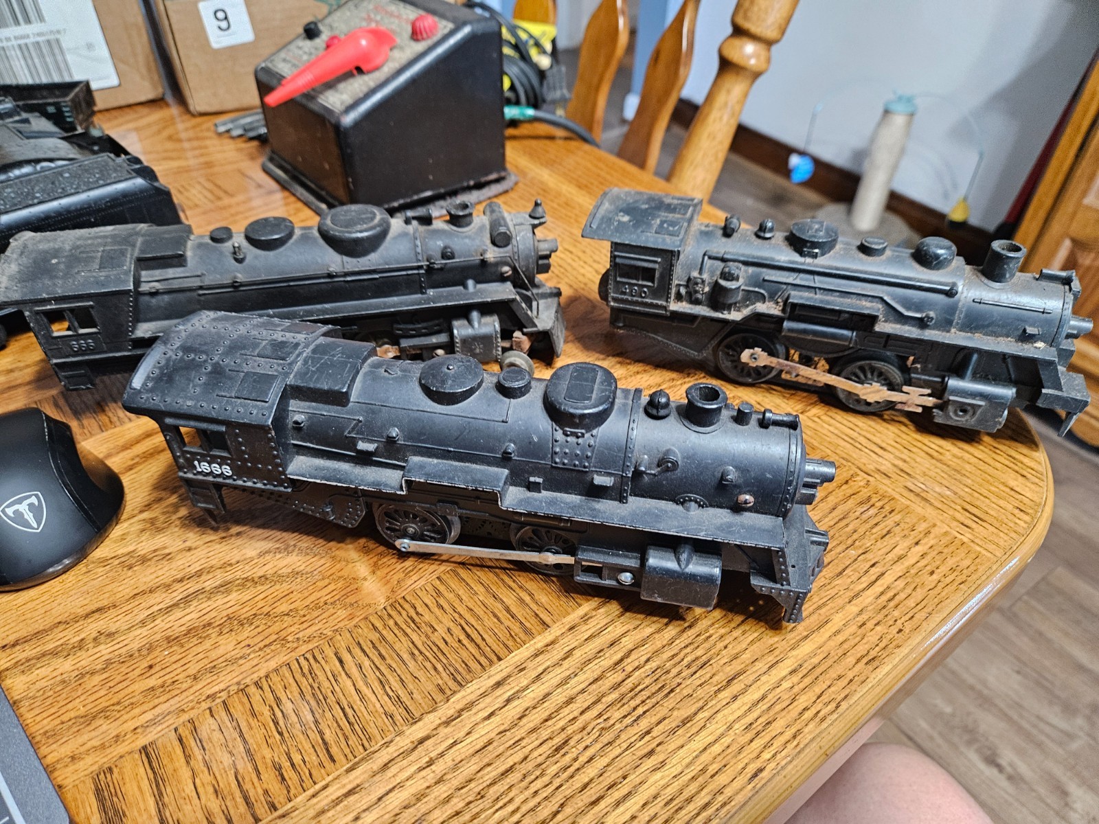 Marx O Gauge 666 & 2 other Locomotives For Parts/ Repair