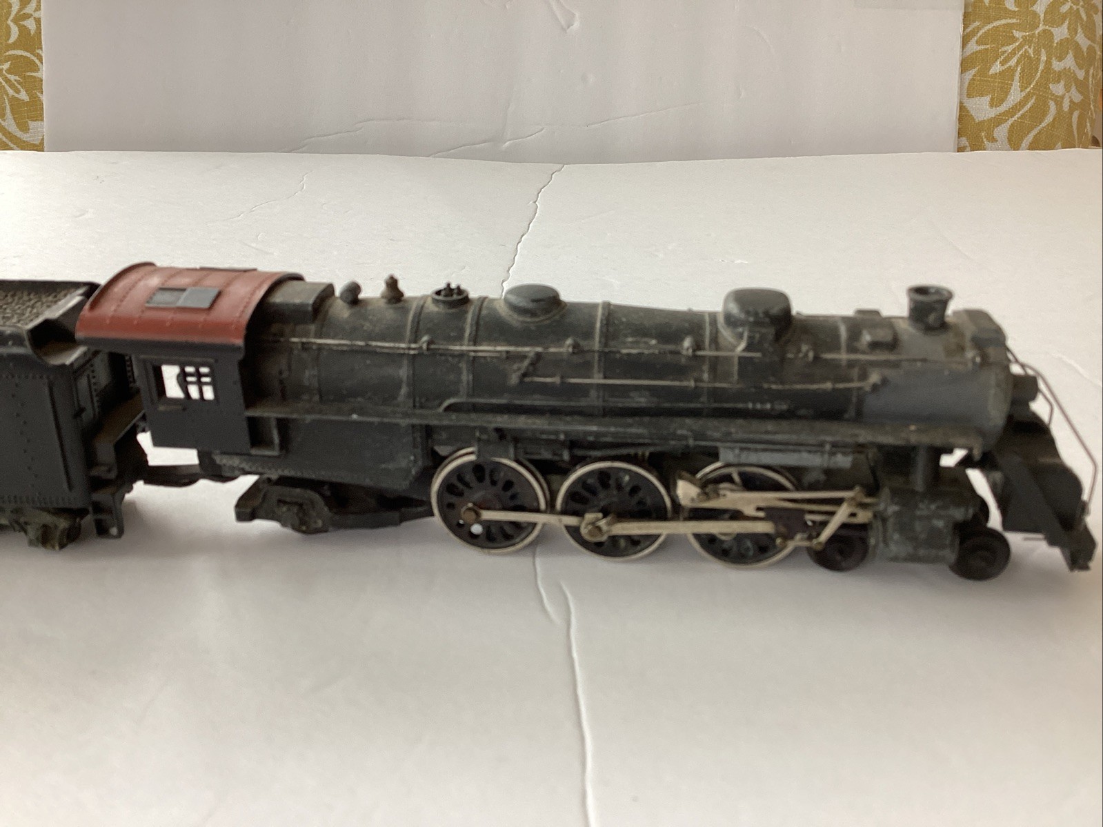 Vintage Unbranded Train Heavy Metal Locomotive
