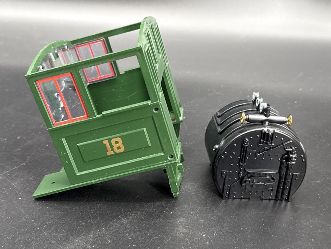 Cab, Boiler End, Roof & Footboards For LGB mogul. Cab #18