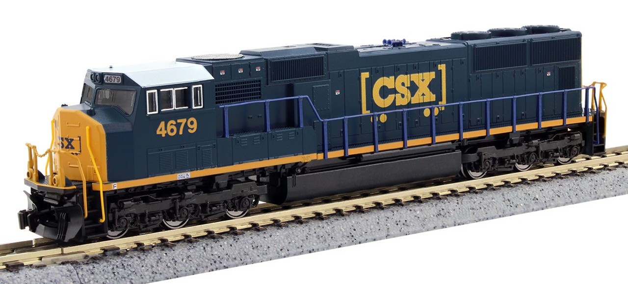 Kato N EMD SD70M CSX Transportation CSXT #4697 DC LED 1767616