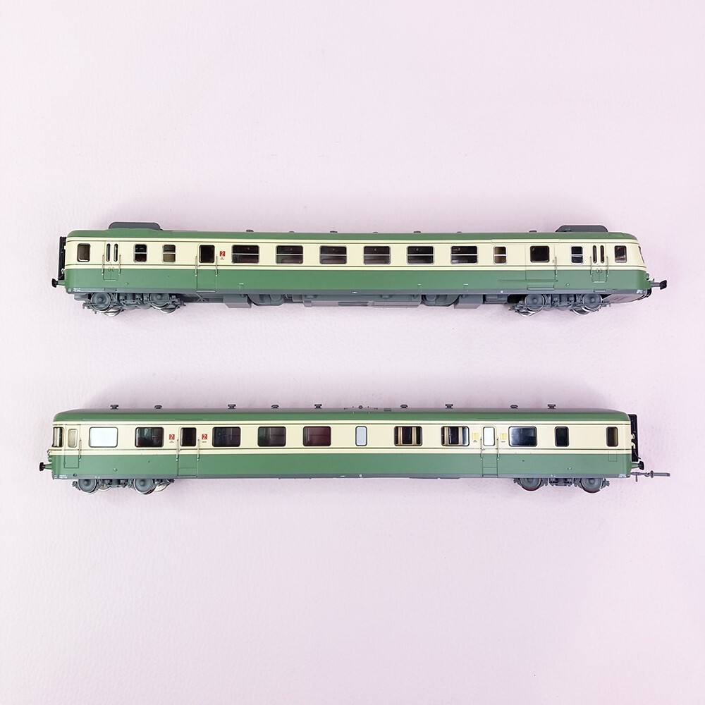 Jouef HJ2386S Set RGP2 2 Elements Green/Beige Livery, DCC SOUND