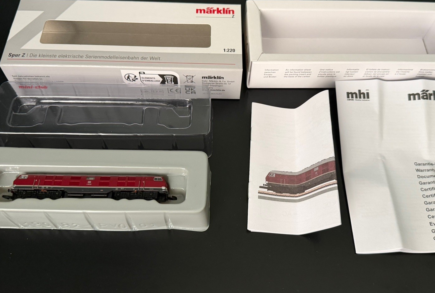 Marklin Z 88320 DB V 320 001 Heavy Diesel Loco | Excellent | Tested